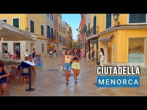 Ciutadella de Menorca Walking Tour 2026 🇪🇸| Boats, Scenic Streets & Shops | Must See 😍