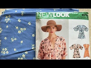 Sewing Tutorial for New Look 6575 - Style B (part 1)