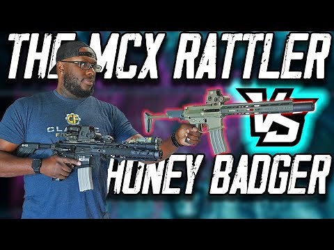 The Q Honey Badger vs Sig MCX Rattler LT