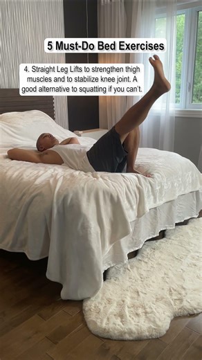 Gentle Bed Exercises For Longevity (For beginners and seniors)