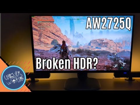 HDR on Alienware AW2725Q Gaming Monitor. Is it Broken?
