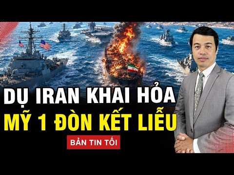 Mỹ dùng mồi khủng đi câu, con cá dữ Iran mắc câu bị tận diệt 60 Giây Tinh Hoa TV