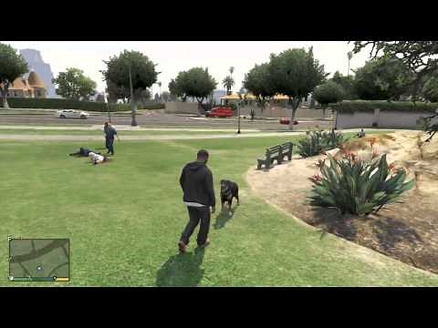 GTA 5 - Playing With The Dog