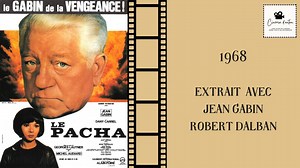 "Le pacha" (1968 - Georges Lautner) Extrait avec Jean Gabin, Robert Dalban L'histoire : Quinquin, un gangster redoutablement prévoyant, s'empare du précieux chargement d'un fourgon, en dépit des motards qui le gardaient. Parallèlement, un policier, l'inspecteur Gouvion, trouve la mort dans des circonstances mal éclaircies. Son collègue et ami, le commissaire Joss, a son idée sur ces affaires... | Cinéma d'antan