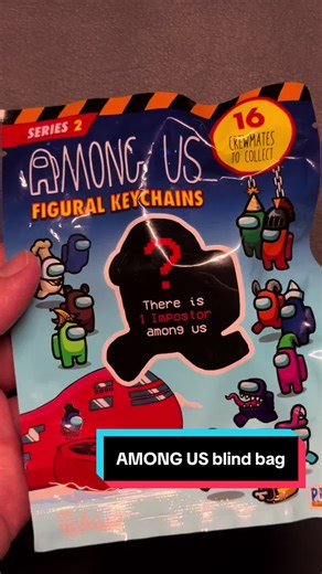Among us blind bag series 2 keyring #amongus #blindbag #secret #mystery #tik