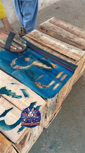 Stencil Printing on Wood | Handcrafted Art Process