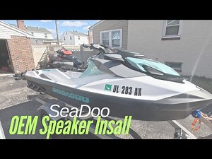 SeaDoo OEM Speaker Install // How To