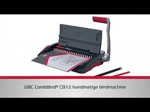 GBC CombBind® CB12 handmatige inbindmachine - Productvideo (NL)