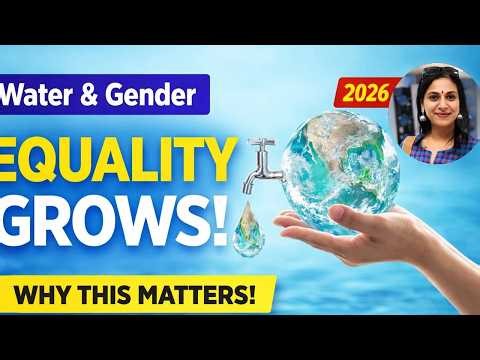 Speech on World Water Day 2026 | Water and Gender: Where Water Flows, Equality Grows