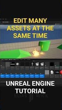 EDIT MANY ASSETS AT THE SAME TIME in Unreal Engine #UnrealEngine #GameDev #IndieDev #UE #FYP