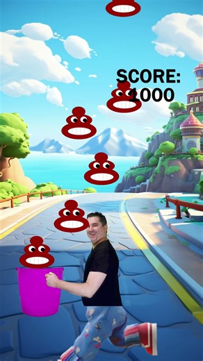 Poop collecting game 🤪😍 #memes #game #funny #shorts