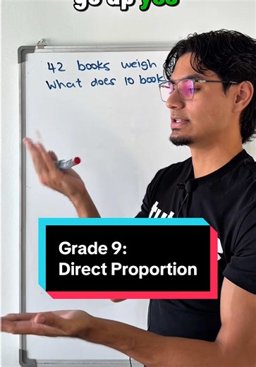 How to do direct proportion. Just find the unit rate and then multiply. It’s literally that simple #math #grade9 #directproportion #proportion #rate