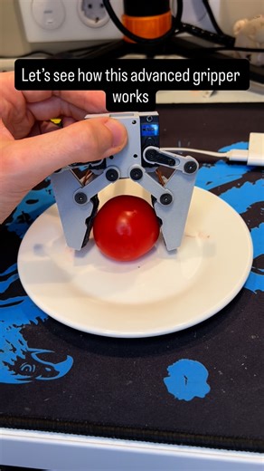 Vladimir on Instagram: "I got some result today - synced touch sensors and servo motors using feedback. Also, moved all code into raspberry pi pico - there are ADC for measure touch values and PWM for moving servos. #robotics #robots #tech #technology #raspberrypi #engineering #robot"