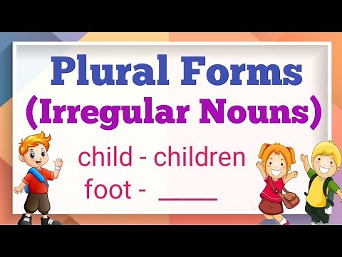 Plural Forms of Irregular Nouns