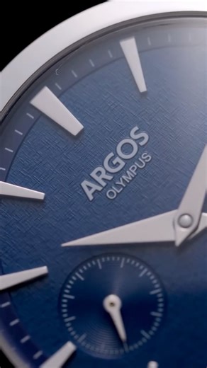 Argos Watches on Instagram: "Ocean-blue calm. Silver-steel strength. Leather-soft elegance. Olympus Aether Blue Silver — for the man who carries poise as deeply as time itself."