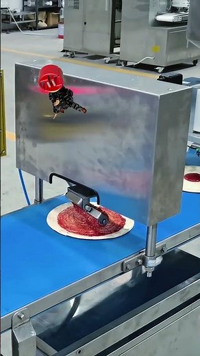 Automatic Pizza production line and pizza Saucing machine with cheese machine