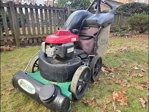 Never Rake Leaves Again! Billy Goat MV650SPH Leaf & Debris Yard Vacuum Demonstration