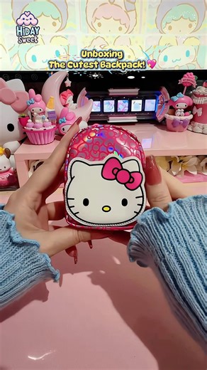 Everything is so MINI! 😱 Hello Kitty Real Littles Unboxing ✨🍎 #hidaysweetfinds