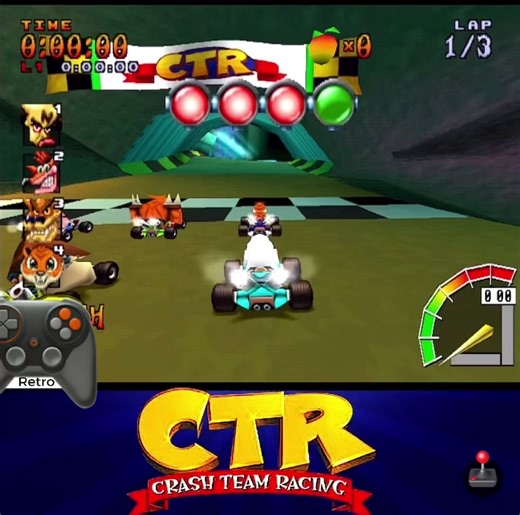 Crash Team Racing: Discover Retro PS1 Gameplay