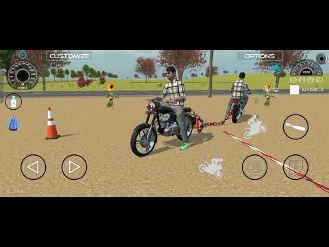 💥Splendor VS Bullet Bike🤩 Tochan Battle🔥 | Indian Car Simulator 3D Game | Tug of War Challenge 🚦🏍️💪