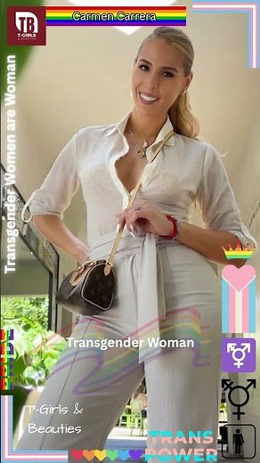 Male to Female Transgender Woman - Carmen Carrera #transgender #viral #shorts