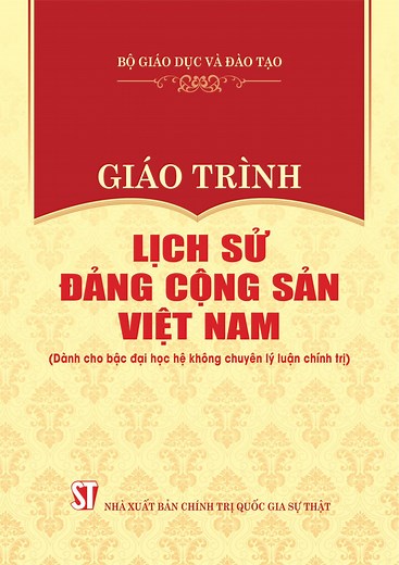 Giáo trình Lịch sử Đảng Cộng sản Việt Nam (Dành cho bậc đại học hệ không chuyên lý luận chính trị)