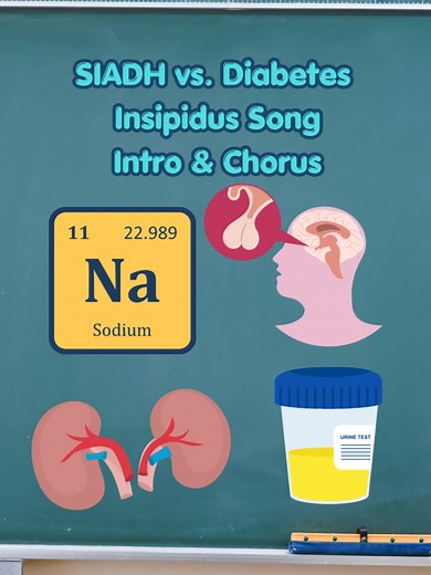 SIADH vs Diabetes Insipidus – Nursing Song Chorus