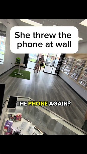 She threw the phone at wall . Having issues with your device? Need any kind of tech repair. Contact us today for any repairs.#phonerepair #phone #iphone
