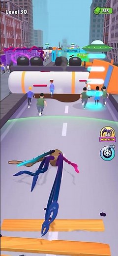 Eat All Humans and EVOLVE ! 🛸 Alien Run - Tentacle Attack | Level 30 |