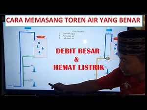 How To Install water tank correctly, water discharge will increase and reduce power bill