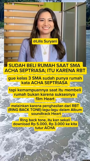 Sudah beli rumah saat SMA ACHA SEPTRIASA; itu karena RBT #reel #vod #viral #fyp | Lilis Suryani