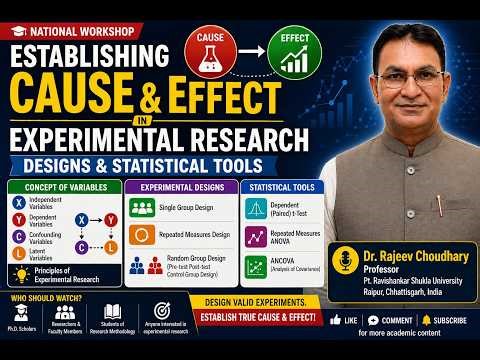 Establishing Cause & Effect in Experimental Research | Designs & Statistical Tools