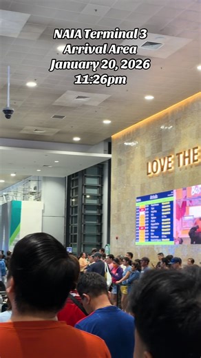 NAIA Terminal 3 Arrival Updates for January 2026
