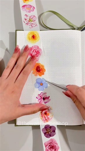 ASMR Aesthetic Journaling | Journal With Me | The Washi Tape Shop