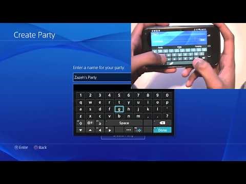 How To Use Android / iPhone / PS Vita as KEYBOARD for PS4