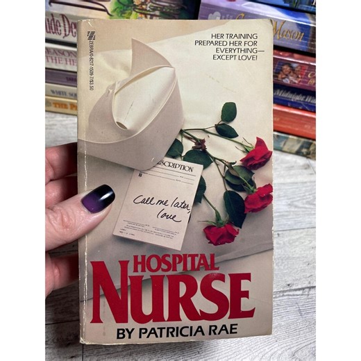 Hospital Nurse Paperback Medical Romance Novel Patricia Rae Zebra Books 1985 - Etsy