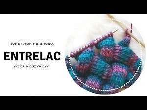 Jak zrobić płaski ENTRELAC na drutach? Prostokątna robótka dla początkujących!
