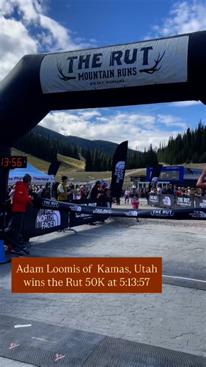 First finishers have completed the Rut 50K 🏃‍♂️ Top female runners aren’t far behind, stay tuned! 🎥: Jack Reaney | Explore Big Sky