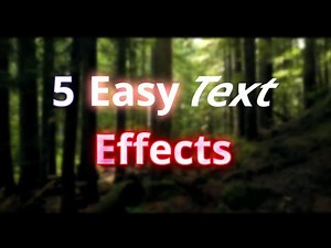 5 Easy & Useful TEXT EFFECTS in Davinci Resolve | Tutorial