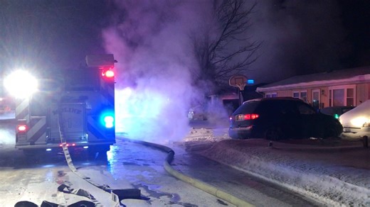 6.1K views · 16 reactions | EARLY MORNING FIRE. Moline firefighters are responding to a house fire on 11th Street A, behind Target and Hobby Lobby. We're told the homeowner was not inside at the time. Neighbors were evacuated as a precaution. KWQC Emily Blume is on scene gathering information (and taking breaks from the cold). | KWQC TV6 News | Facebook