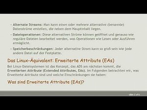 Erkundung von Alternate Data Streams in Linux: Ist das möglich?