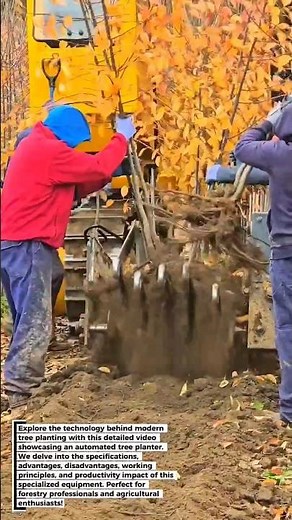 Efficient Tree Planting: Automated Tree Planter in Action