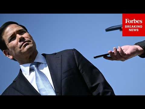 BREAKING NEWS: Rubio Takes Reporters Questions About Strait Of Hormuz, Iran War, Ukraine