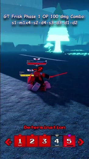 AB:A Reworked GlitchTale Frisk Phase 1 OP Combo! - (Roblox Undertale Alternate Battlegrounds!