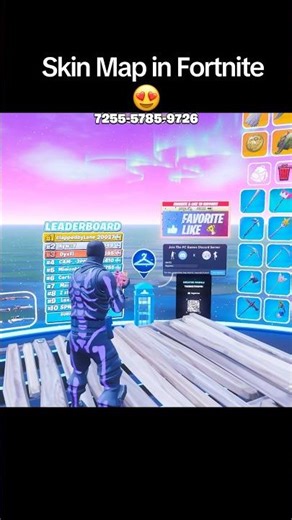 skin map in fortnite! 🤑 #fortnite #1vs1 #foryou