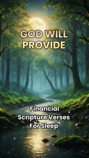 5 HOUR Bible Verses for Sleep: Financial Provision & Peace (Scriptures + Peaceful Rain Sounds)