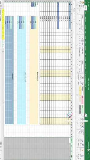 Dynamic Employee Schedule Template Creation in Excel