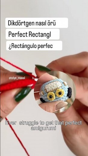 How to Crochet a Perfect Rectangle 🧶