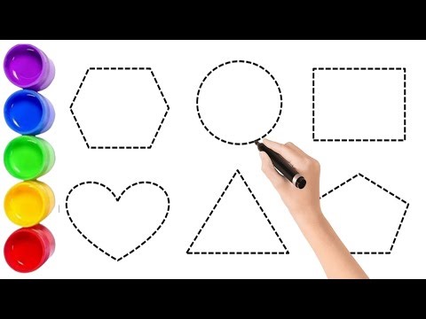 Easy Shapes Drawing for Preschool: Learn 2D Shapes with Fun Activities!