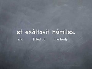 Magnificat – Latin pronunciation guide